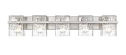 Bennington 5 Light 36.25" Vanity in Brushed Nickel
