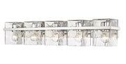 Bennington 5 Light 36.25" Vanity in Chrome
