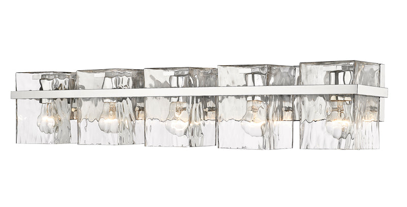 Bennington 5 Light 36.25" Vanity in Chrome