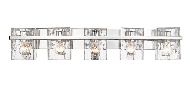 Bennington 5 Light 36.25" Vanity in Chrome