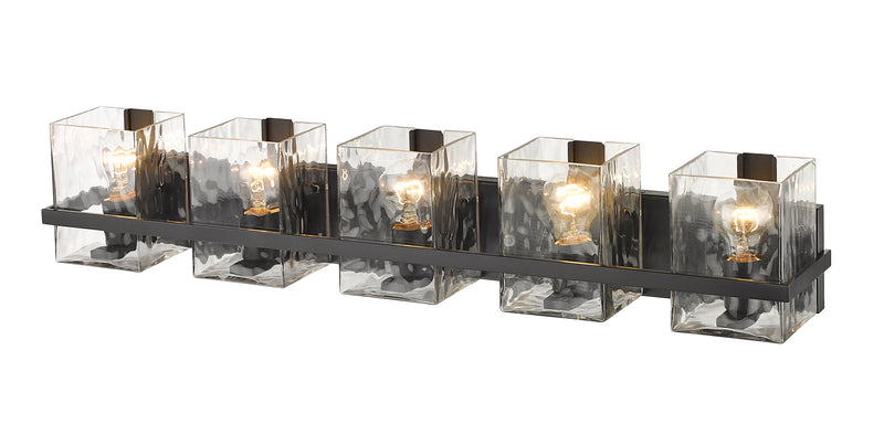 Bennington 5 Light 36.25" Vanity in Matte Black