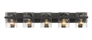 Bennington 5 Light 36.25" Vanity in Matte Black