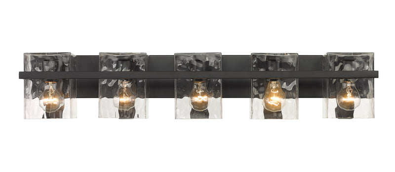 Bennington 5 Light 36.25" Vanity in Matte Black