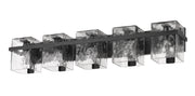 Bennington 5 Light 36.25" Vanity in Matte Black