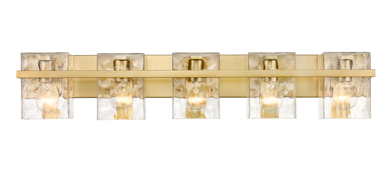 Bennington 5 Light 36.25" Vanity in Modern Gold