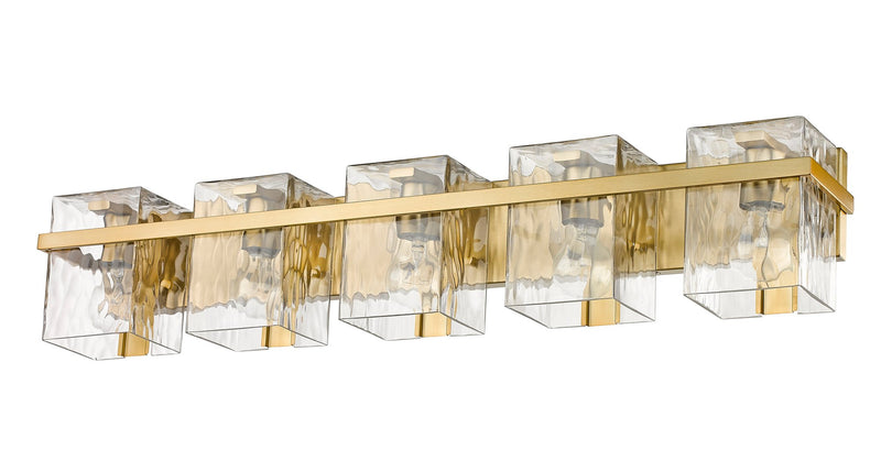 Bennington 5 Light 36.25" Vanity in Modern Gold