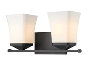 Darcy 2 Light 16" Vanity in Matte Black