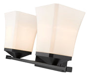Darcy 2 Light 16" Vanity in Matte Black