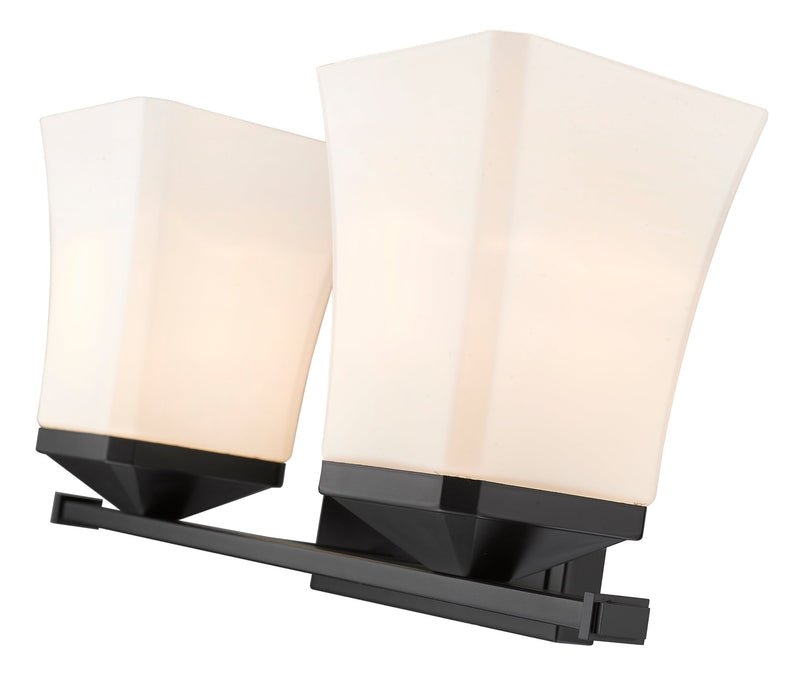 Darcy 2 Light 16" Vanity in Matte Black
