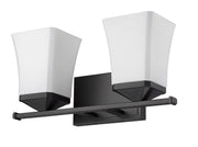 Darcy 2 Light 16" Vanity in Matte Black