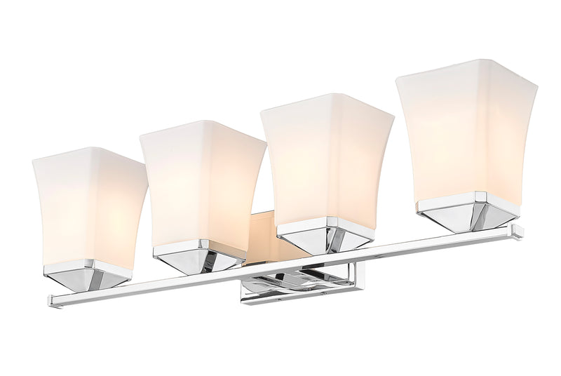 Darcy 4 Light 28" Vanity in Chrome