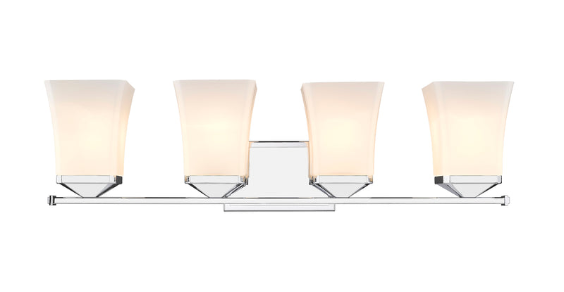 Darcy 4 Light 28" Vanity in Chrome