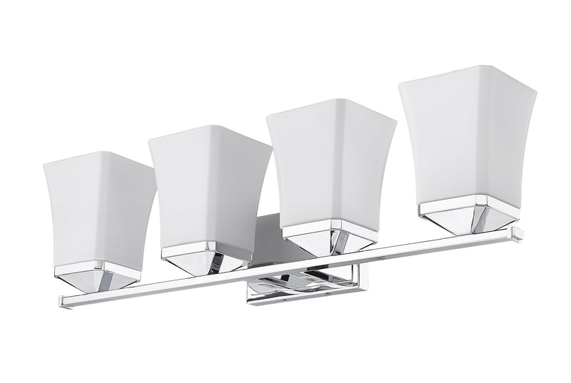 Darcy 4 Light 28" Vanity in Chrome