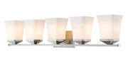 Darcy 5 Light 38" Vanity in Brushed Nickel