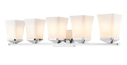 Darcy 5 Light 38" Vanity in Chrome