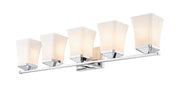 Darcy 5 Light 38" Vanity in Chrome