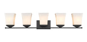 Darcy 5 Light 38" Vanity in Matte Black