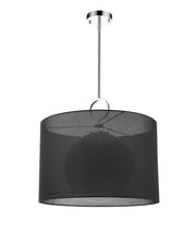 Arosia 1 Light 24" Pendant in Black