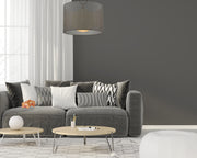 Arosia 1 Light 24" Pendant in Gray in a room setting