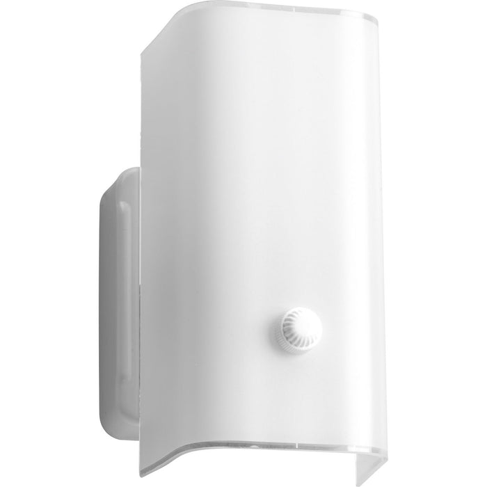 Channel Bath One Light Bath Bracket in White