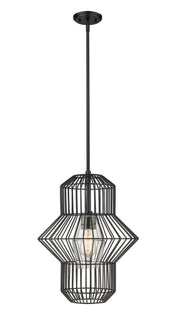 Orsay 1 Light 15" Pendant in Matte Black