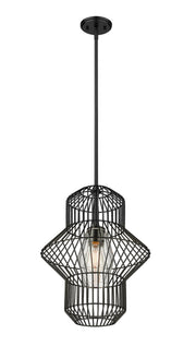Orsay 1 Light 15" Pendant in Matte Black