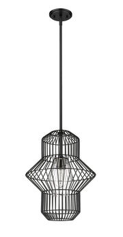 Orsay 1 Light 15" Pendant in Matte Black