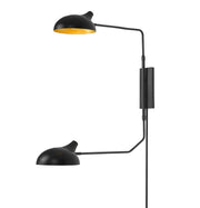 Bellamy 2 Light 62.75" Wall Sconce in Matte Black