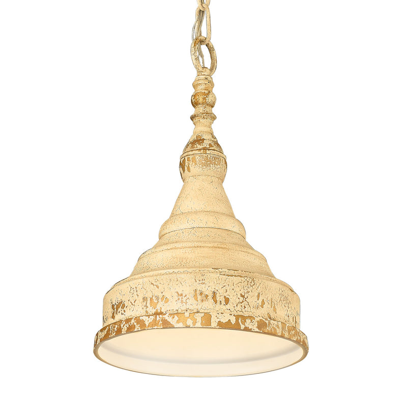 Wellsly Pendant in Aged Tuscan Stone