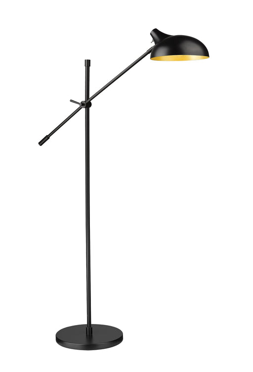 Bellamy 1 Light 12.75" Floor Lamp in Matte Black