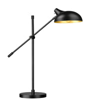 Bellamy 1 Light 10" Table Lamp in Matte Black