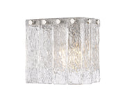 Glacier 1 Light 7.75" Wall Sconce in Brushed Nickel