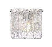 Glacier 1 Light 7.75" Wall Sconce in Brushed Nickel
