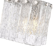 Glacier 1 Light 7.75" Wall Sconce in Brushed Nickel