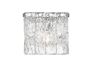 Glacier 1 Light 7.75" Wall Sconce in Chrome