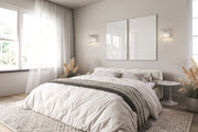 Glacier 1 Light 7.75" Wall Sconce in Chrome in a room setting