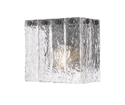 Glacier 1 Light 7.75" Wall Sconce in Matte Black