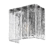 Glacier 1 Light 7.75" Wall Sconce in Matte Black
