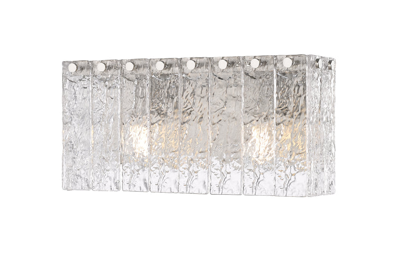 Glacier 2 Light 15" Vanity in Brushed Nickel