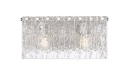Glacier 2 Light 15" Vanity in Brushed Nickel