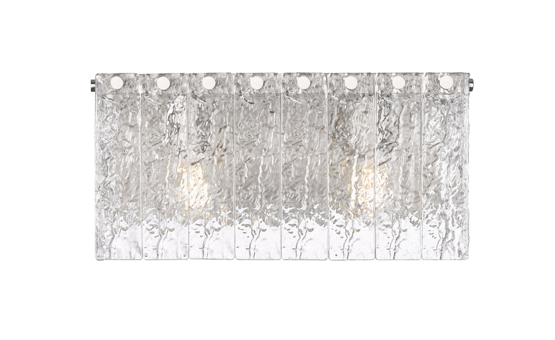 Glacier 2 Light 15" Vanity in Brushed Nickel