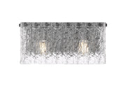 Glacier 2 Light 15" Vanity in Matte Black