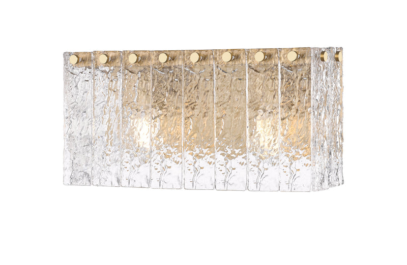 Glacier 2 Light 15" Vanity in Modern Gold