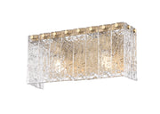 Glacier 2 Light 15" Vanity in Modern Gold