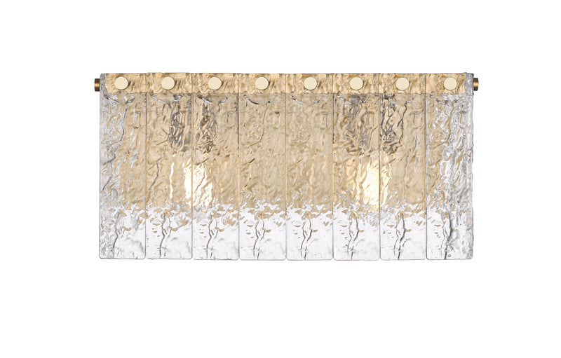 Glacier 2 Light 15" Vanity in Modern Gold