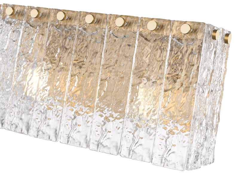 Glacier 2 Light 15" Vanity in Modern Gold