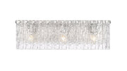 Glacier 3 Light 24" Vanity in Brushed Nickel