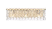 Glacier 3 Light 24" Vanity in Modern Gold