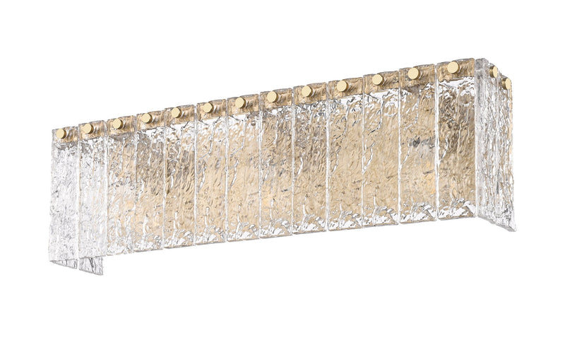 Glacier 3 Light 24" Vanity in Modern Gold