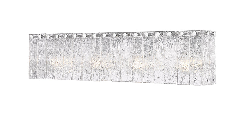 Glacier 4 Light 31.25" Vanity in Chrome